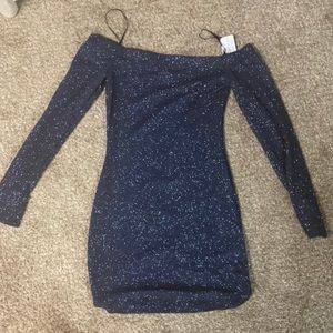 windsor sparkle blue homecoming/going out dress